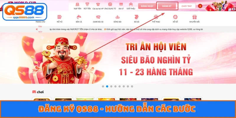 Đăng ký QS88