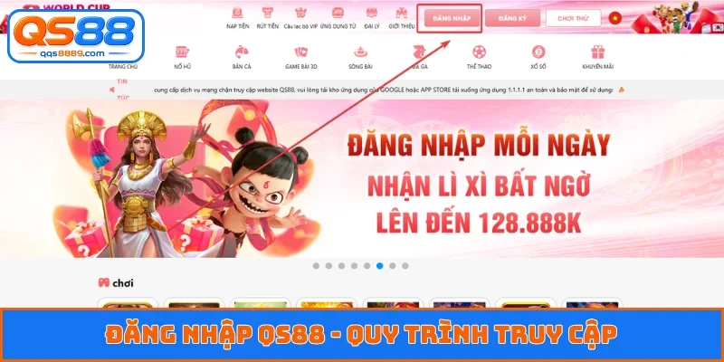 Đăng nhập QS88